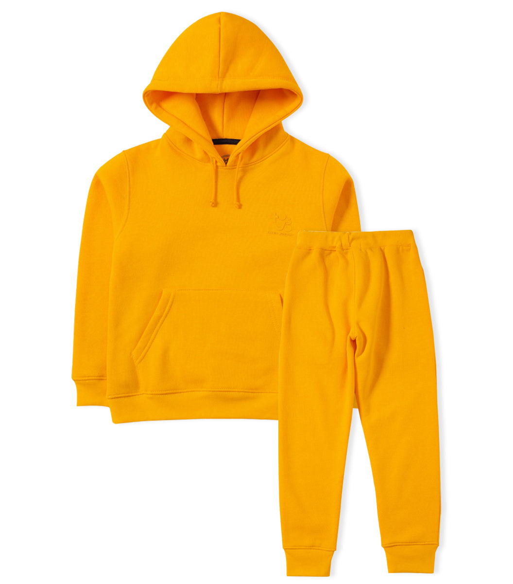 Yellow hot sale jogger suit