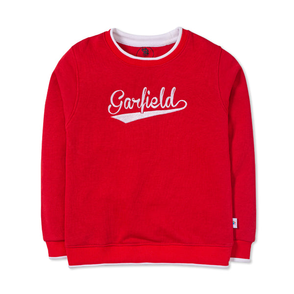 White Border Red SweatShirt