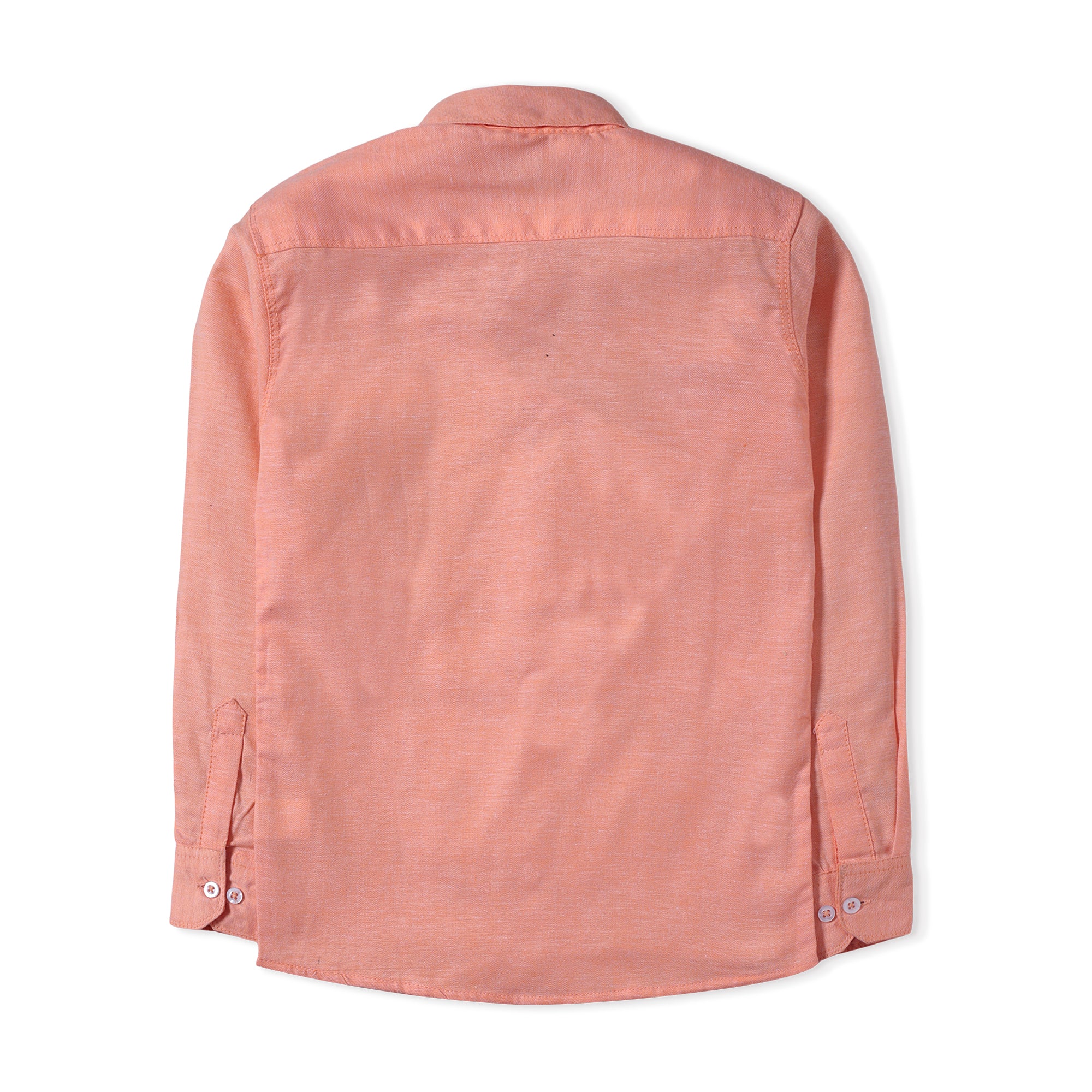 Plain Peach Casual Shirt