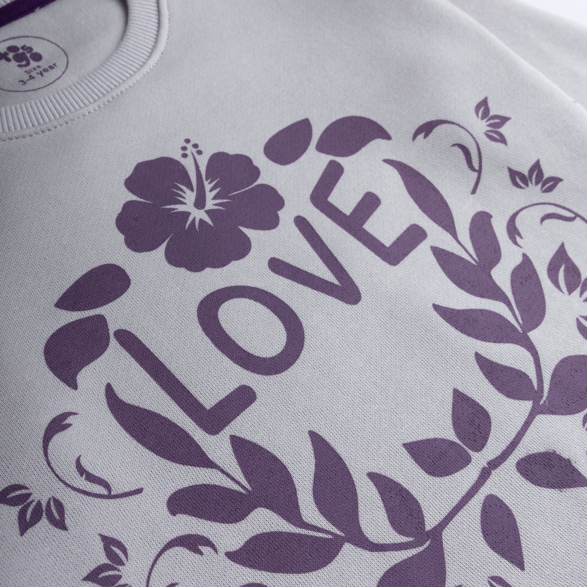 Love Floral Graphic Sweatshirt