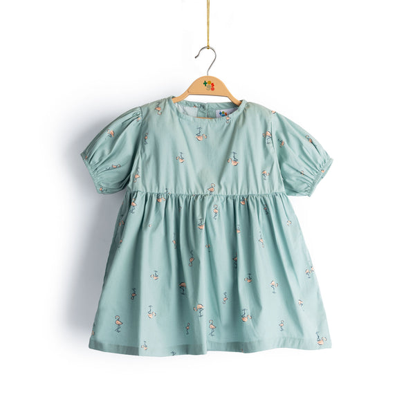 Flamingo Printed Girls Top
