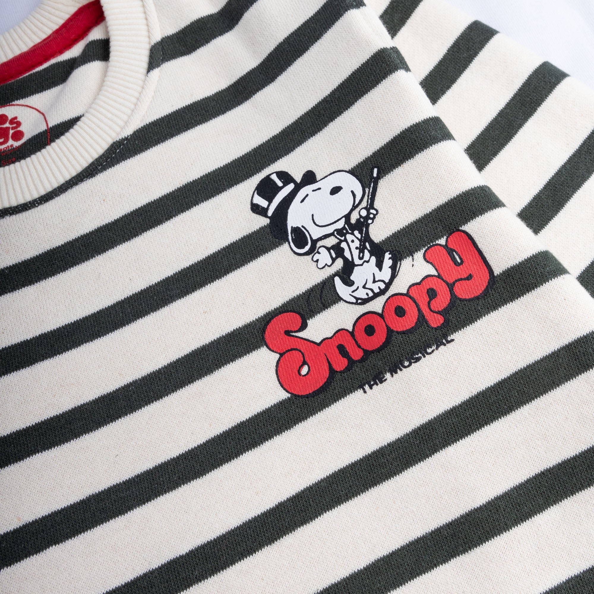 Snoopy Striper Sweatshirt