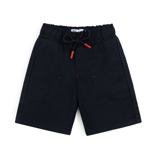 Black Twill Shorts