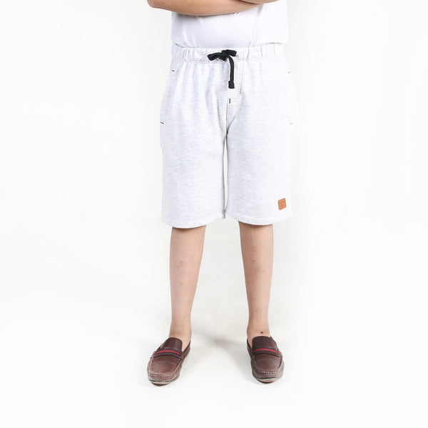 Boys Oatmail Terry Shorts