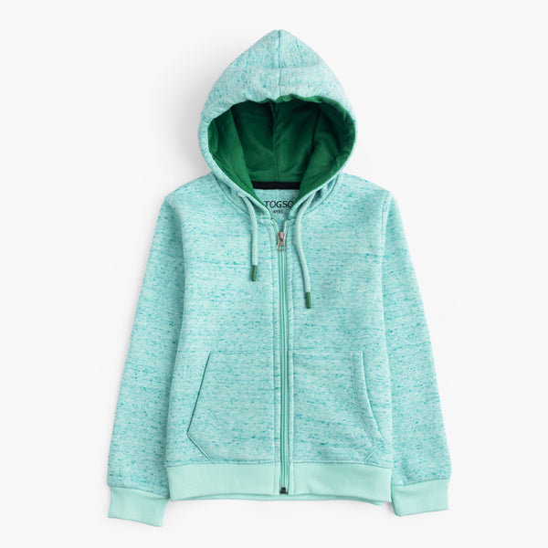 Green Milan Zipper Hoodie