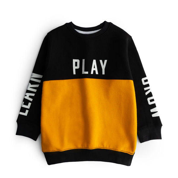 Black & Yellow Boys Sweatshirt