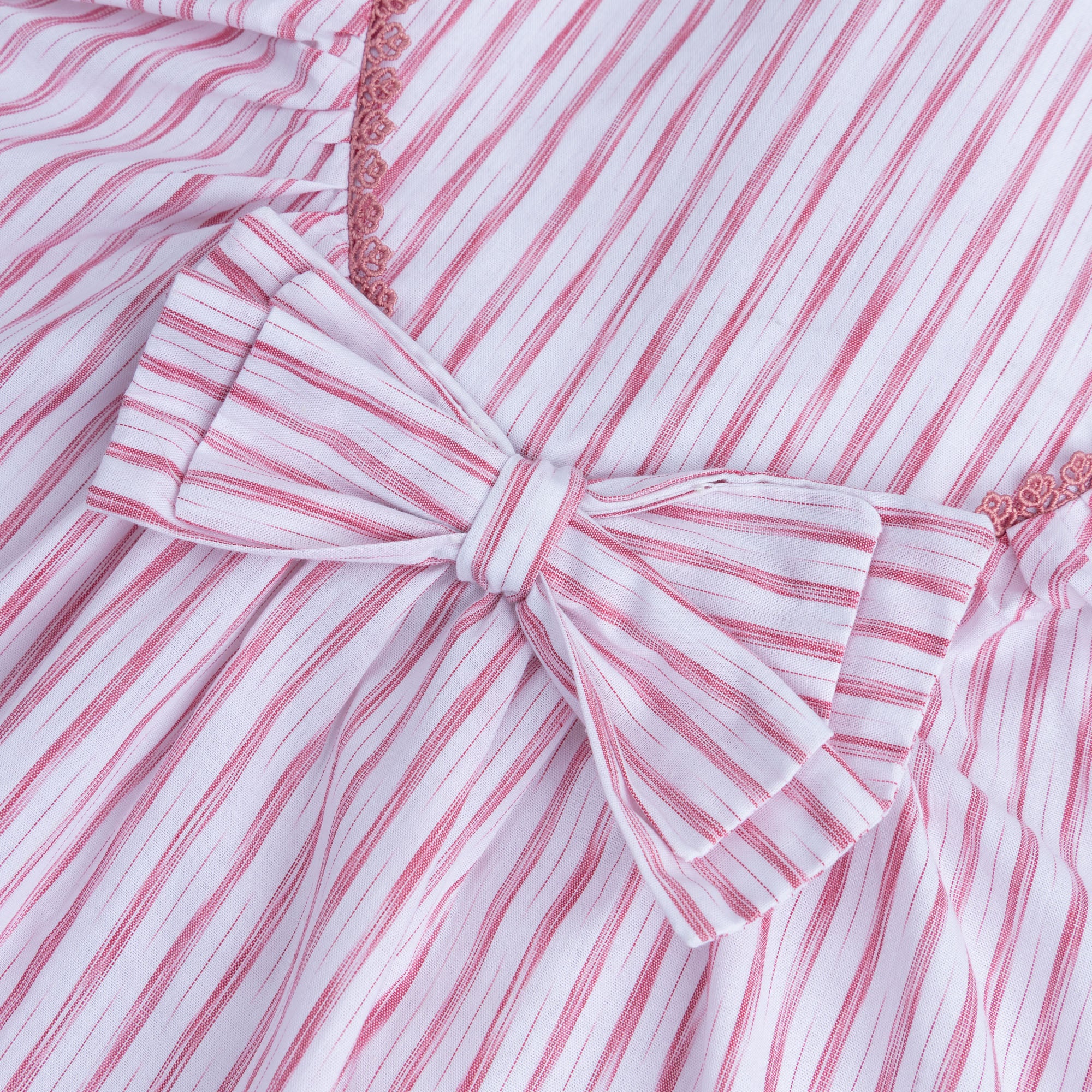 Girls Pink Striper Tunic
