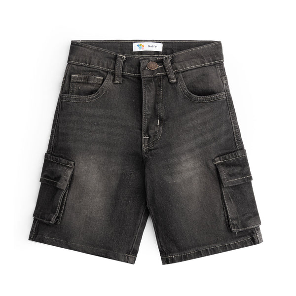 Faded Gray Cargo Shorts