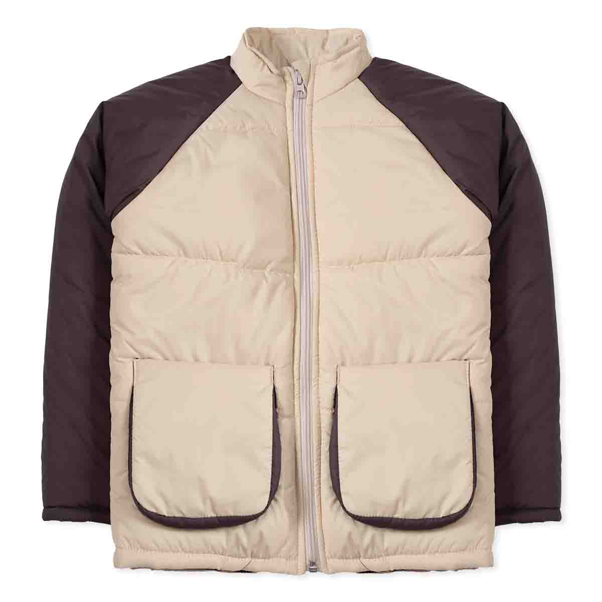 Offwhite & Brown Puffer Jacket