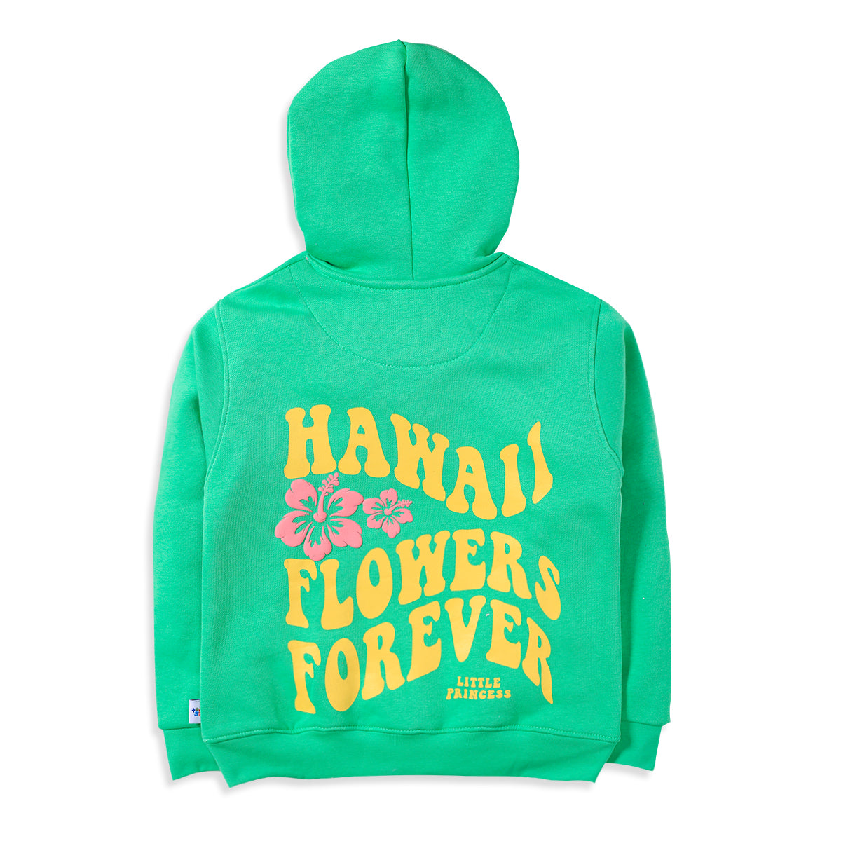 Hawaii Floral Green Hoodie