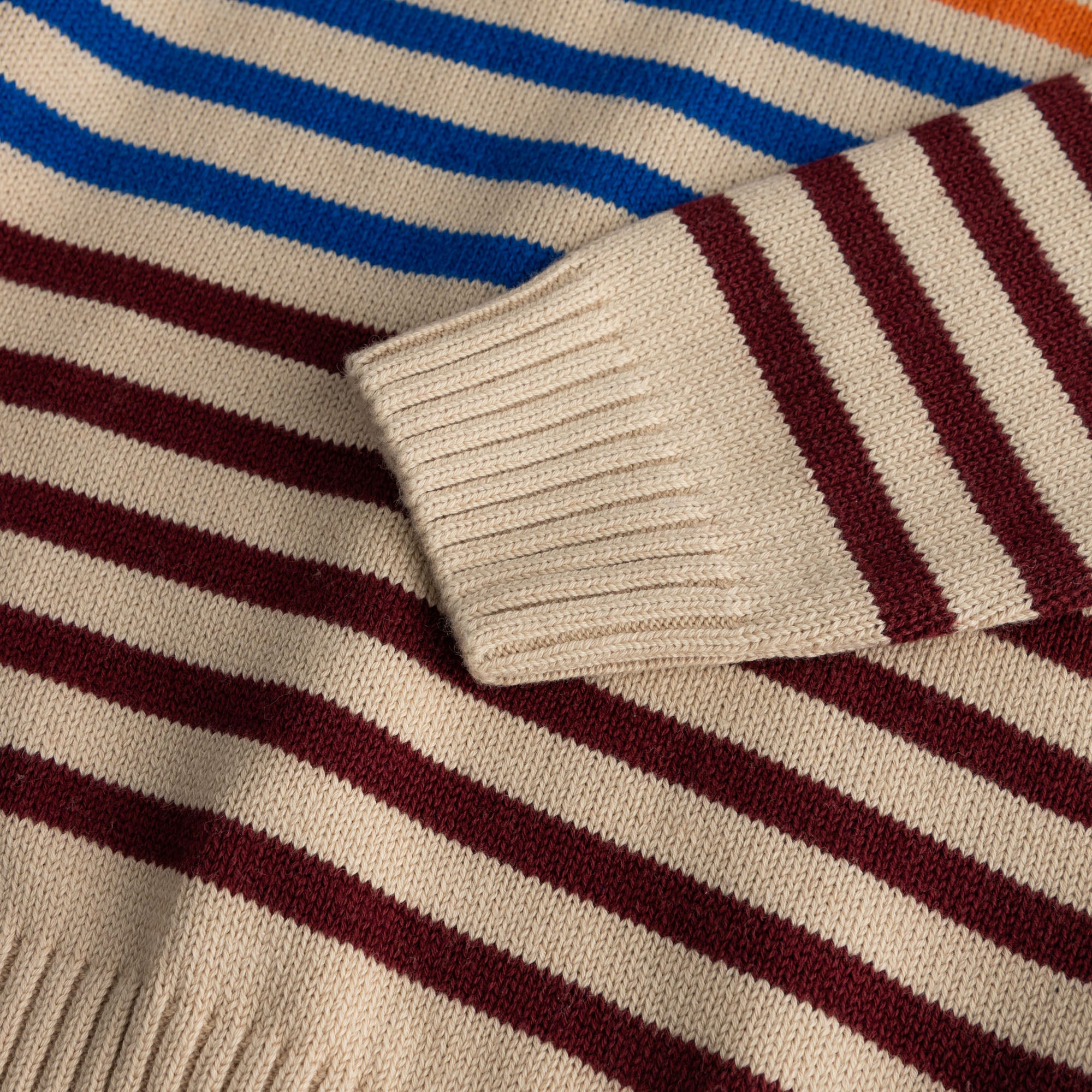 Multi Stripes Kinted Sweater