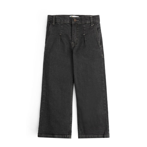 Dark Gray Straight Denim
