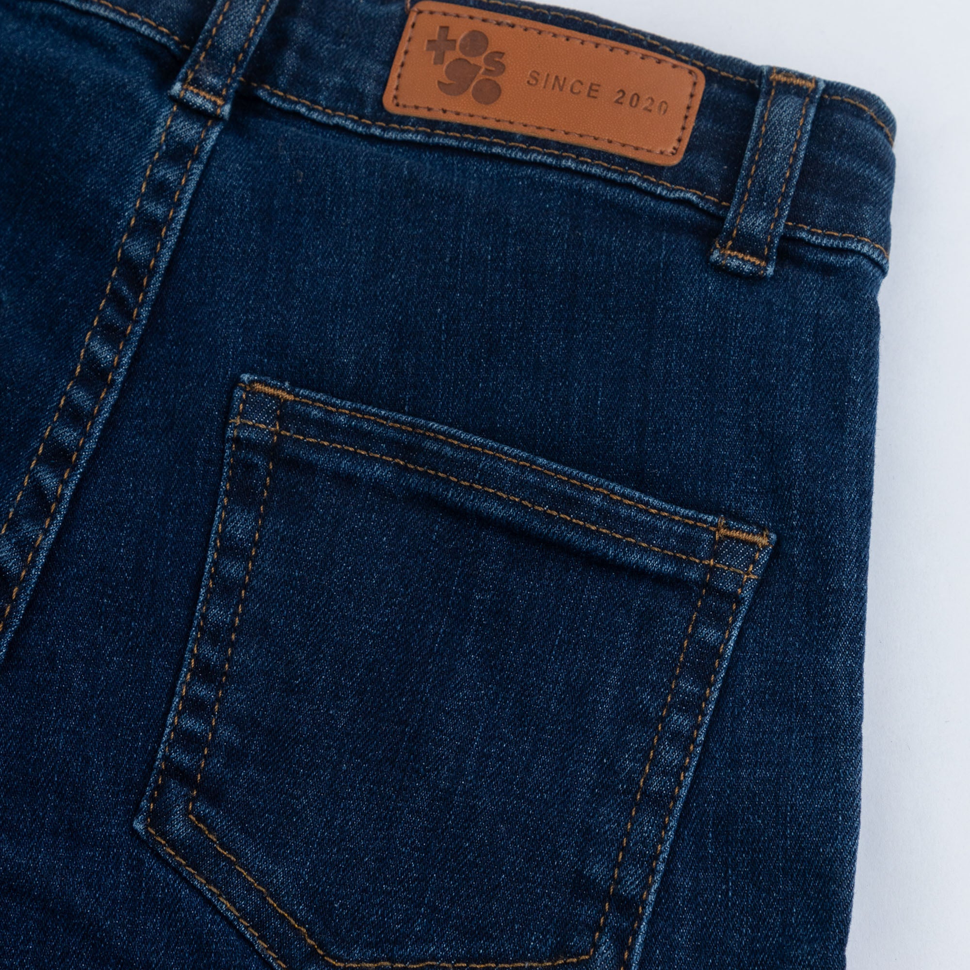 Cargo Pocket Dark Blue Denim