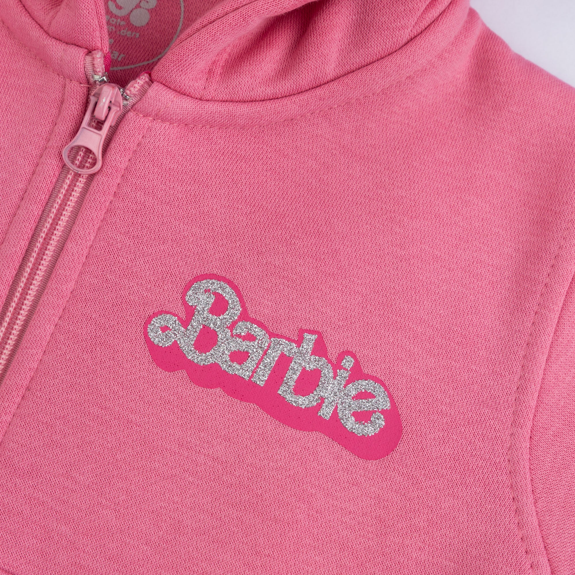 Pink Barbie Zipper Hoodie