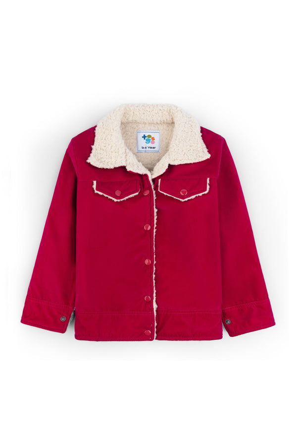 Shocking Pink Corduroy Jacket