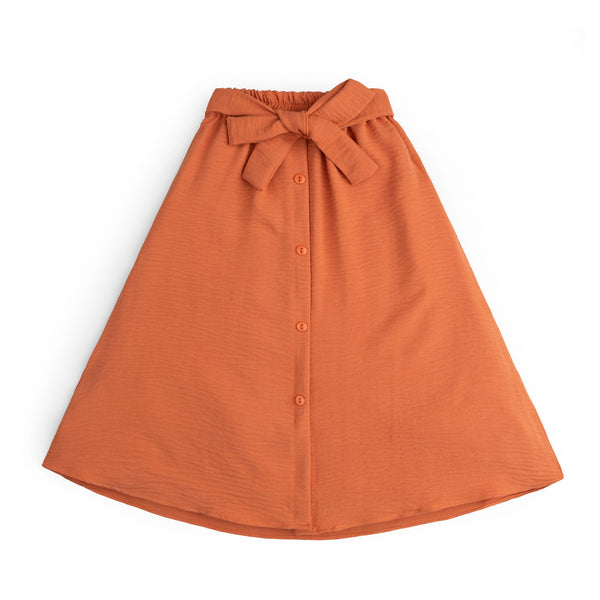 Girls Rust Long Skirt
