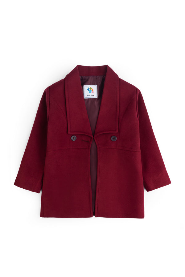 Shawl Collar Wool Coat