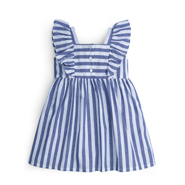 Blue White Striper Top