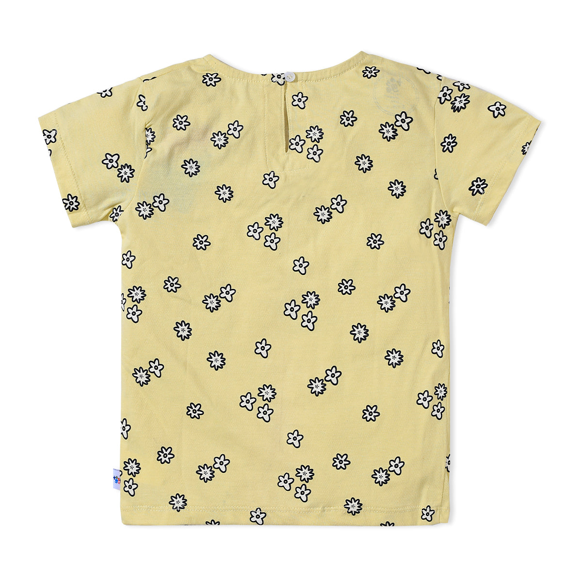Yellow Jasmine Print T-Shirt