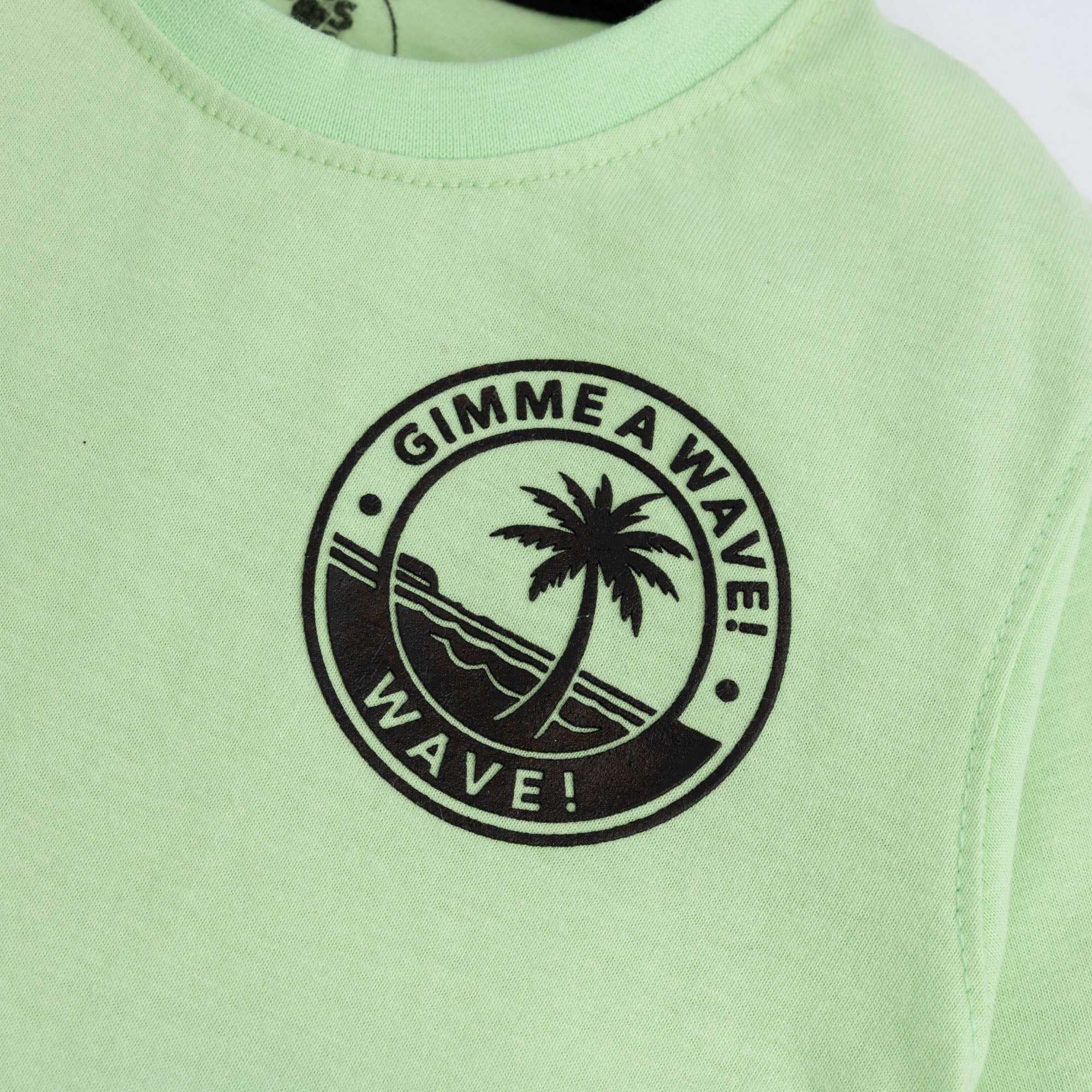Light Green Wave T-Shirt