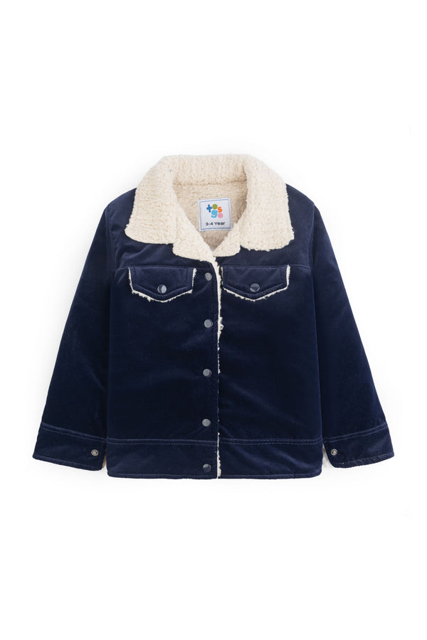 Sharp Navy Corduroy Jacket