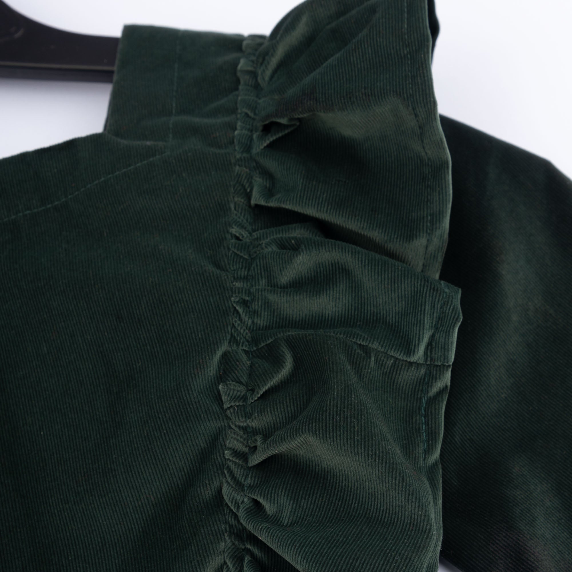 Dark Green Corduroy Jumpsuit