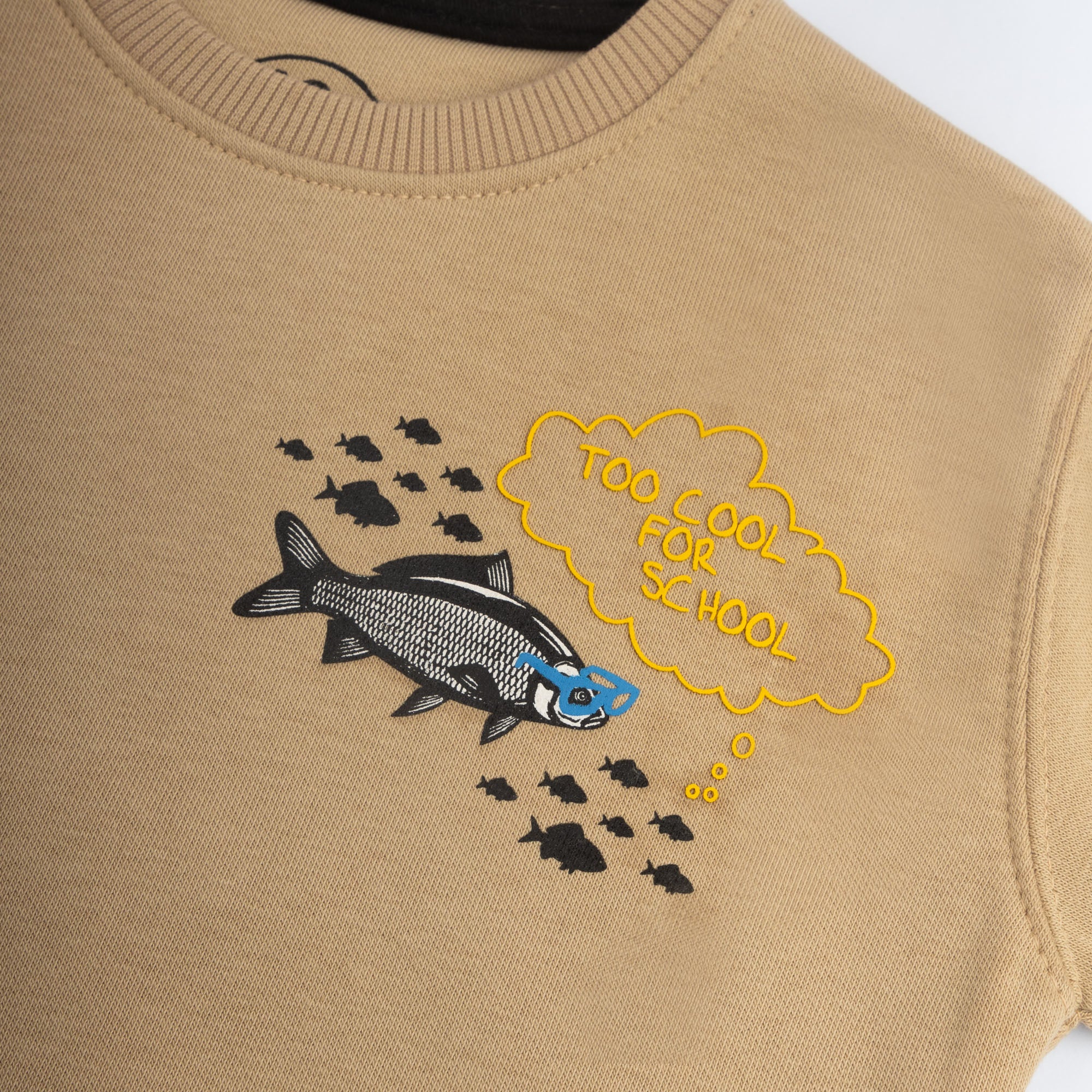 Fish Graphic Sweatshirt