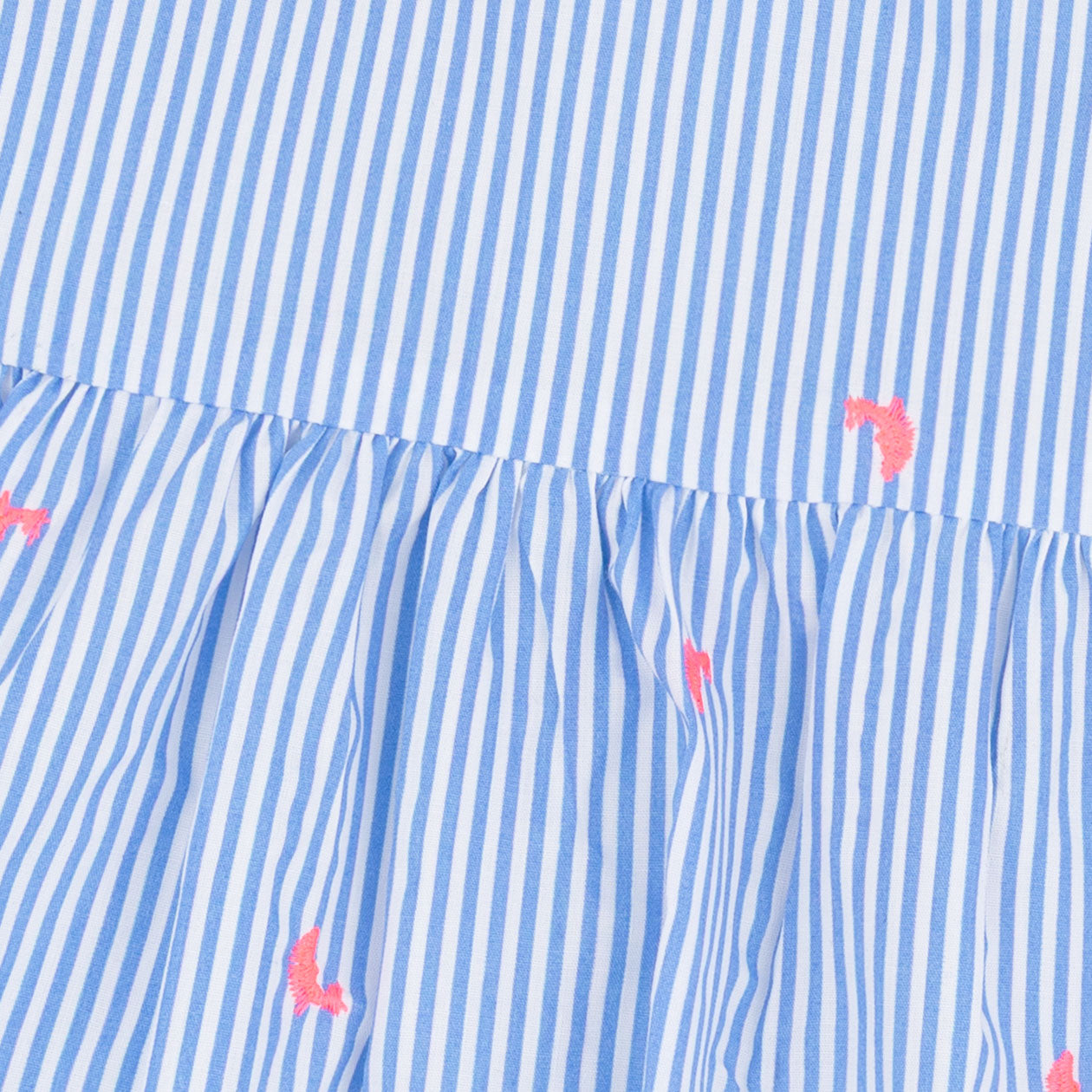 Blue White Striper Cotton Top