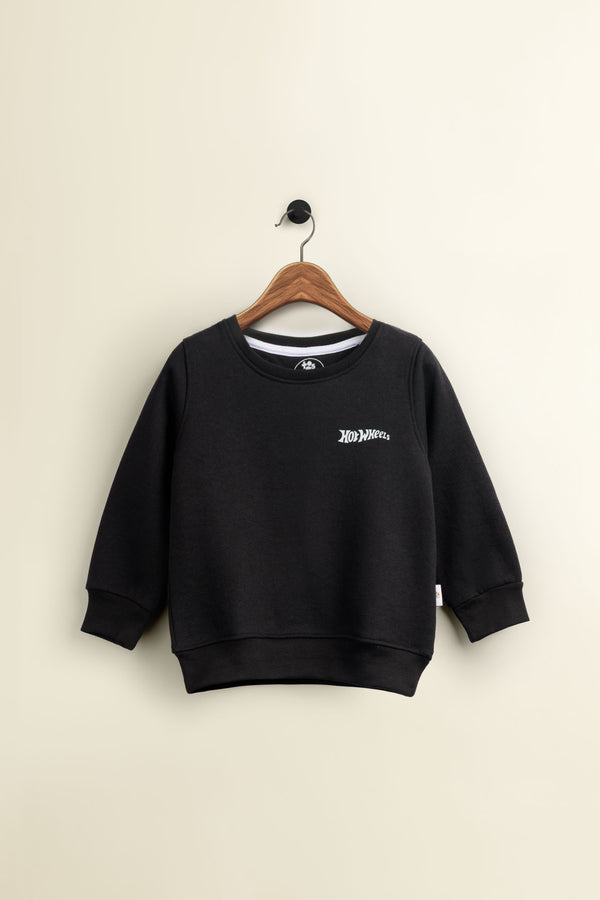 Hot Wheels Black Fleece Sweatshirt