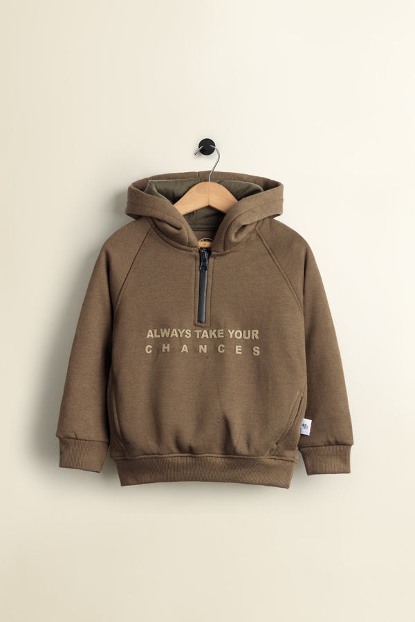 Olive Green Fleece Pullover