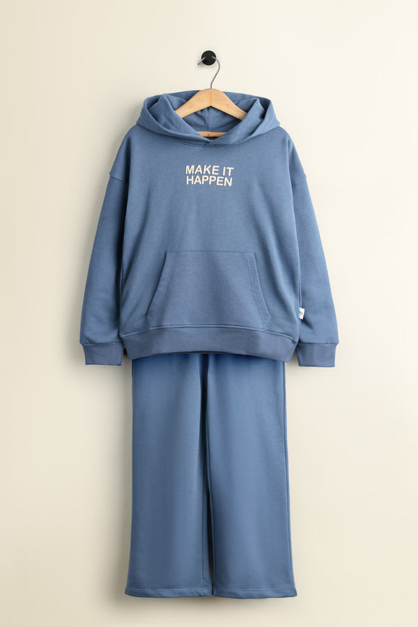 Make it Happen Blue Fleece Tracksuit