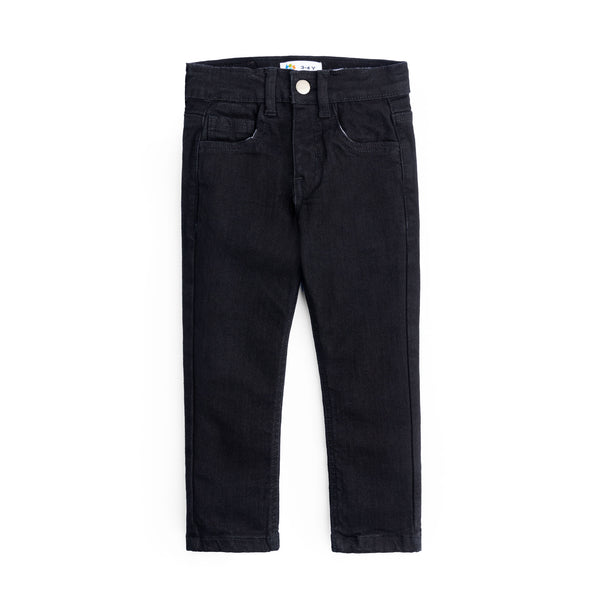 Jet Black Skinny Denim