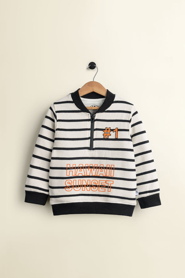 Hawaii Sunset Fleece Quarter Zip Sweatshirt