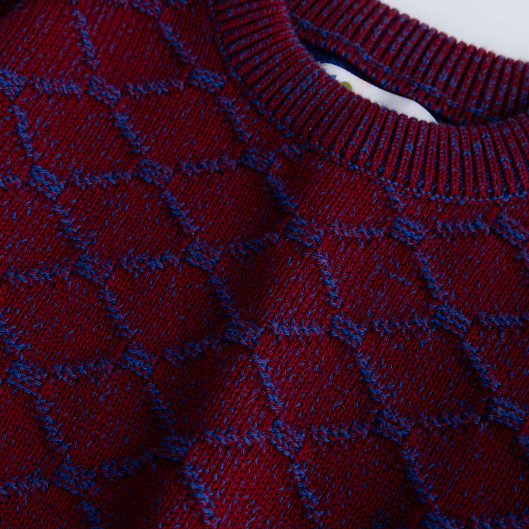 Maroon Blue Boys Sweater