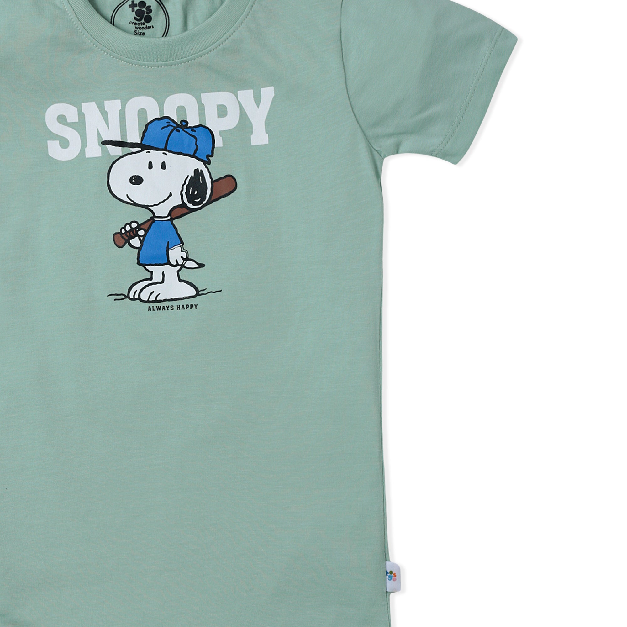 Light Green Snoopy T-Shirt