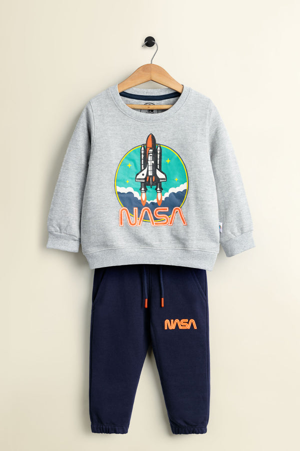 Nasa Grey Terry Tracksuit