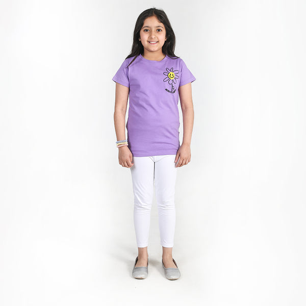 More Flowers Purple T-Shirt