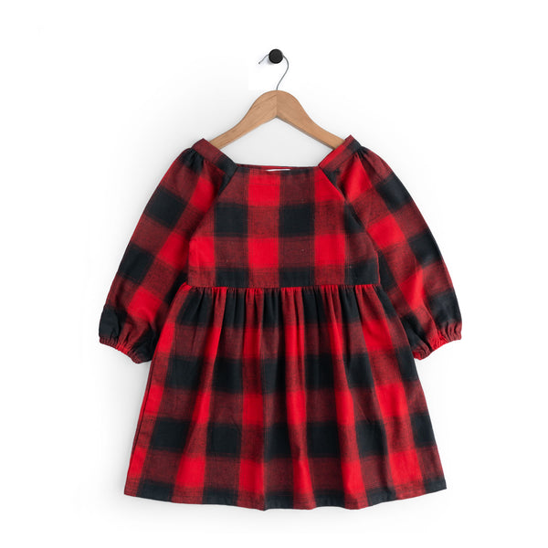 Black & Red Checkerd Top