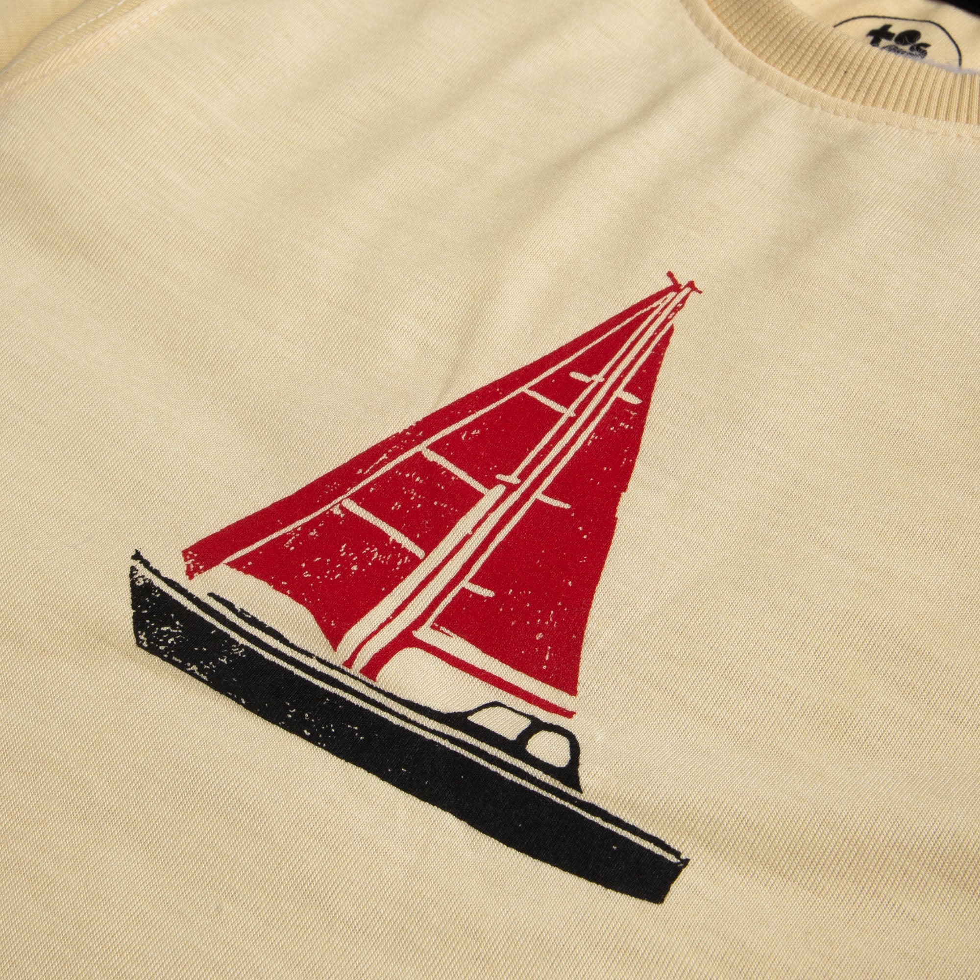 Yellow Boat Graphic T-Shirt