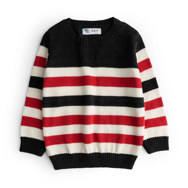 Brown Red Wool Sweater