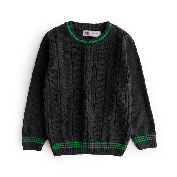 Charcoal Waving Sweater