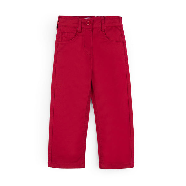 Fuchsia Pink Twill Pants