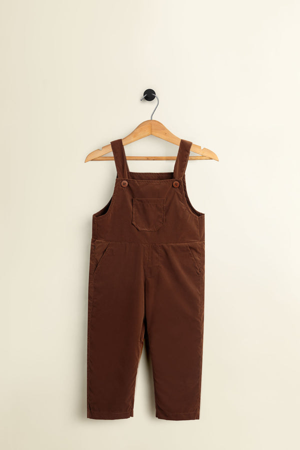 Brown Coudroy Dungaree
