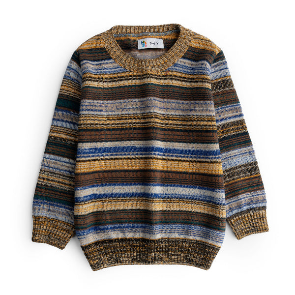 Boys Multi Waving Sweater