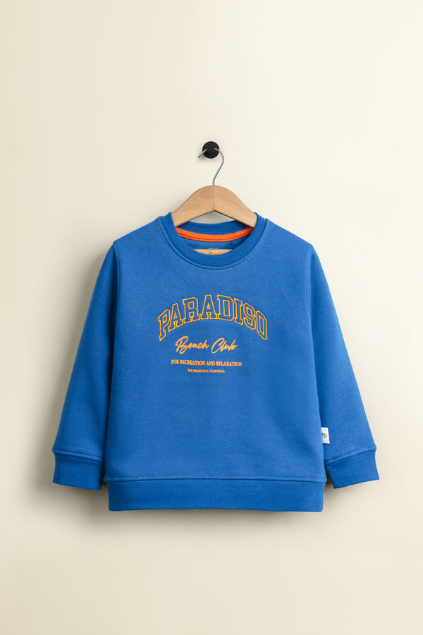 Paradiso Blue Fleece Sweatshirt