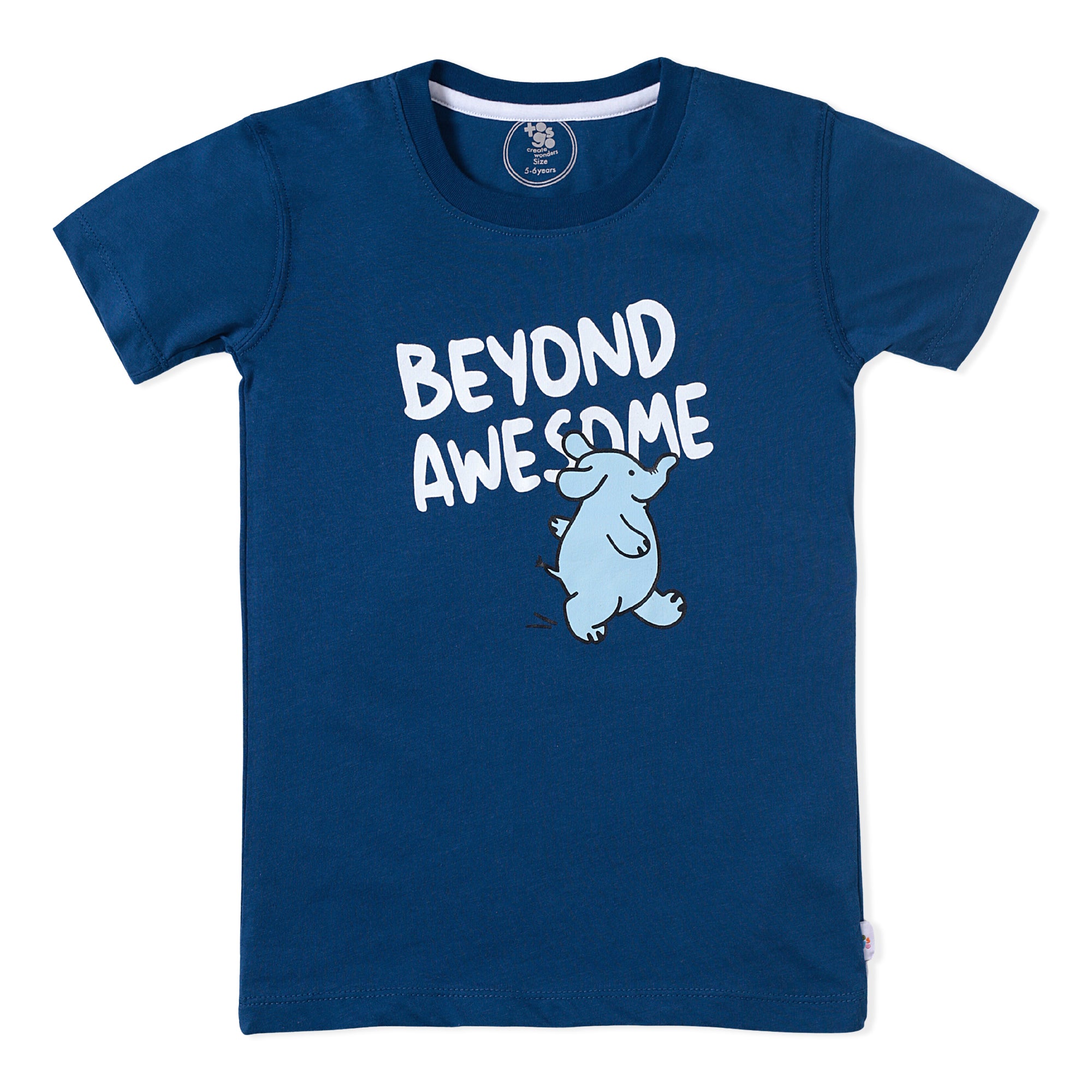 Awesome Blue Graphic T-Shirt
