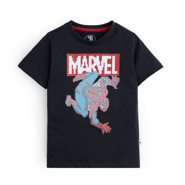 Black Marvel Spidey T-Shirt