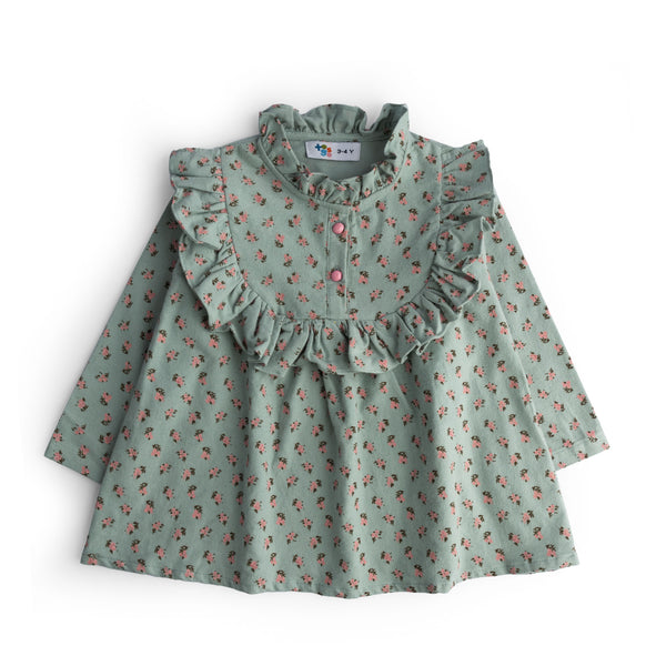 Flannel Floral Printed Top