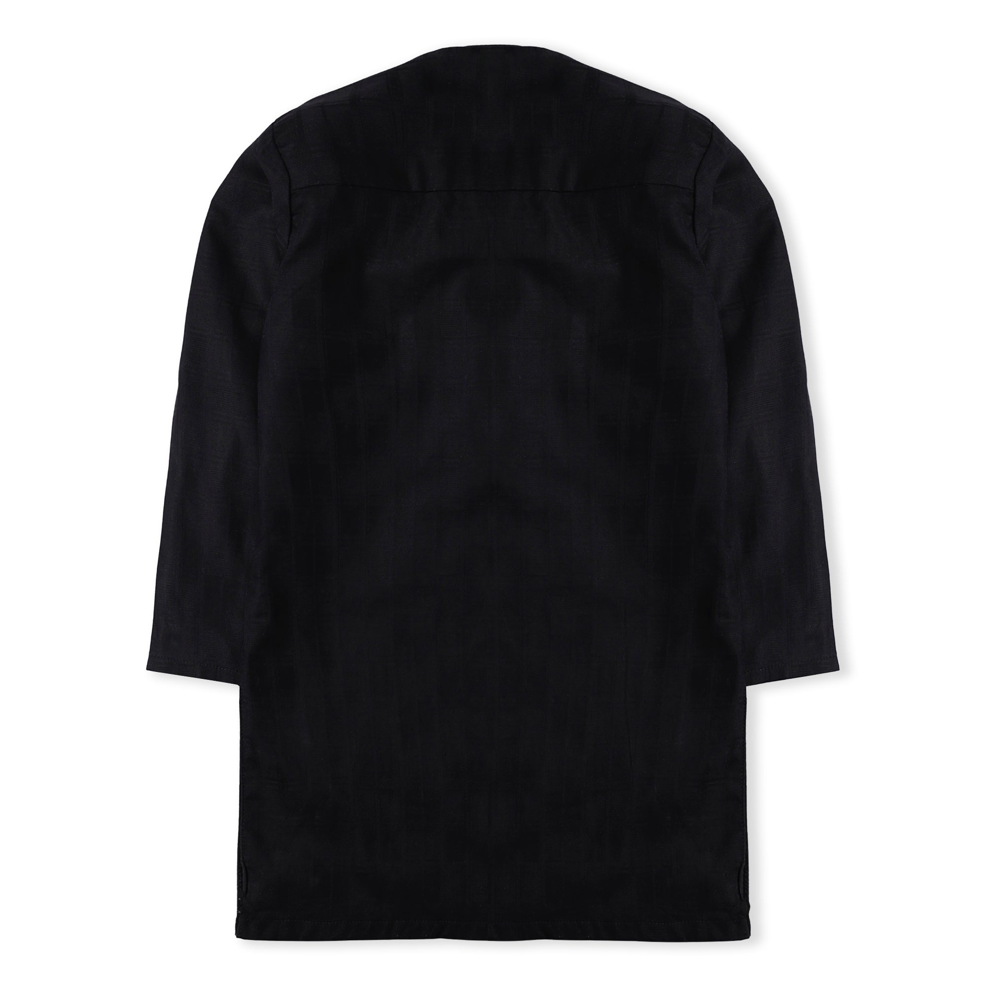 Black Bnad Collar Kurta