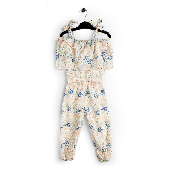 White Printed Jumpsuit